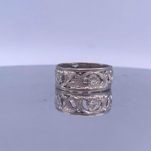 Vintage Sterling Silver Open-Work Ring